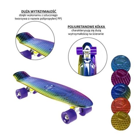 Deskorolka Nils Extreme ELECTROSTYLE PENNYBOARD PNB01 RED