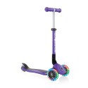 Hulajnoga 3-kołowa Globber Foldable Lights Violet Jr 437-103