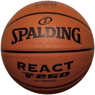 Piłka do koszykówki Spalding React TF-250 Logo Fiba 76967Z