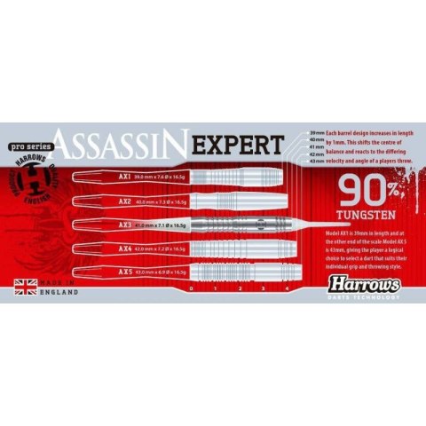 Rzutki Harrows Assassin Expert 90% Softip HS-TNK-000013220