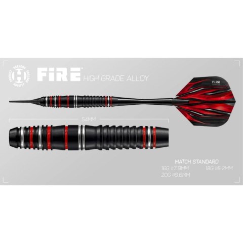 Rzutki Harrows Fire High Grade Alloy Softip HS-TNK-000016036