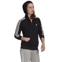 Bluza adidas 3 Stripes FL Full-Zip Hoodie W GM5567