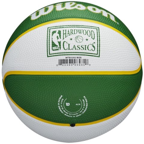 Piłka Wilson NBA Team Retro Boston Celtics Mini Ball WTB3200XBBOS Piłka Wilson NBA Team Retro Boston Celtics Mini Ball WTB3200XBBOS