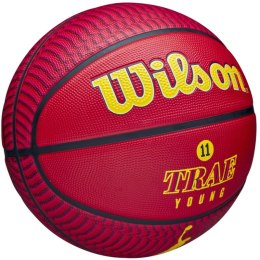 Piłka do koszykówki Wilson NBA Player Icon Trae Young Outdoor Ball WZ4013201XB