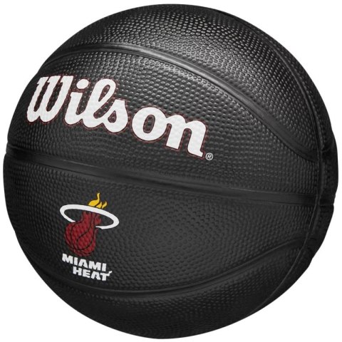 Piłka do koszykówki Wilson Team Tribute Miami Heat Mini Ball Jr WZ4017607XB