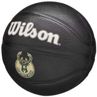 Piłka do koszykówki Wilson Team Tribute Milwaukee Bucks Mini Ball WZ4017606XB