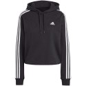 Bluza adidas Essentials 3-Stripes French Terry Crop Hoodie W IC8767