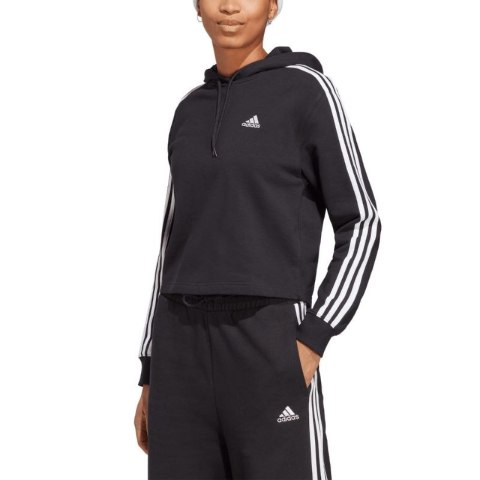 Bluza adidas Essentials 3-Stripes French Terry Crop Hoodie W IC8767