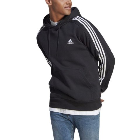 Bluza adidas Essentials French Terry 3-Stripes Hoodie M IC0435