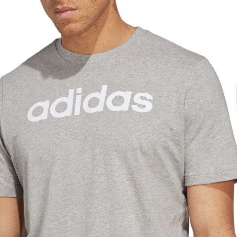 Koszulka adidas Essentials Single Jersey Linear Embroidered Logo Tee M IC9277