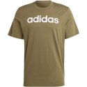 Koszulka adidas Essentials Single Jersey Linear Embroidered Logo Tee M IC9280