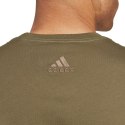 Koszulka adidas Essentials Single Jersey Linear Embroidered Logo Tee M IC9280