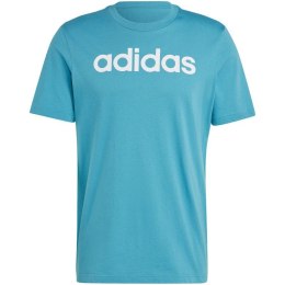 Koszulka adidas Essentials Single Jersey Linear Embroidered Logo Tee M IJ8655