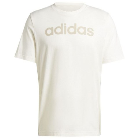 Koszulka adidas Essentials Single Jersey Linear Embroidered Logo Tee M IS1345