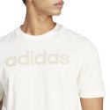 Koszulka adidas Essentials Single Jersey Linear Embroidered Logo Tee M IS1345