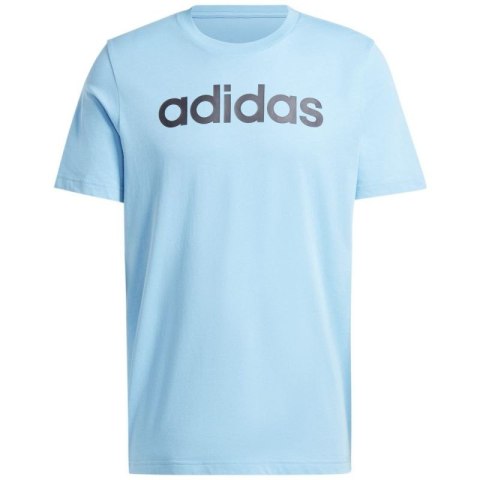 Koszulka adidas Essentials Single Jersey Linear Embroidered Logo Tee M IS1350