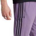 Spodnie adidas Essentials Single Jersey Tapered Open Hem 3-Stripes M IJ8699