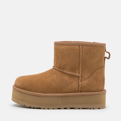 Buty damskie UGG Classic Mini Platform - Chestnuts Brązowe