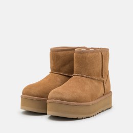 Buty damskie UGG Classic Mini Platform - Chestnuts Brązowe