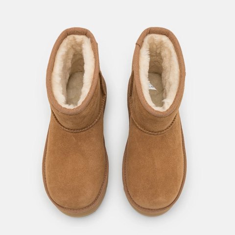 Buty damskie UGG Classic Mini Platform - Chestnuts Brązowe