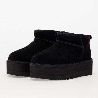 Buty damskie UGG Ultra Mini Platform na platformie - Czarne