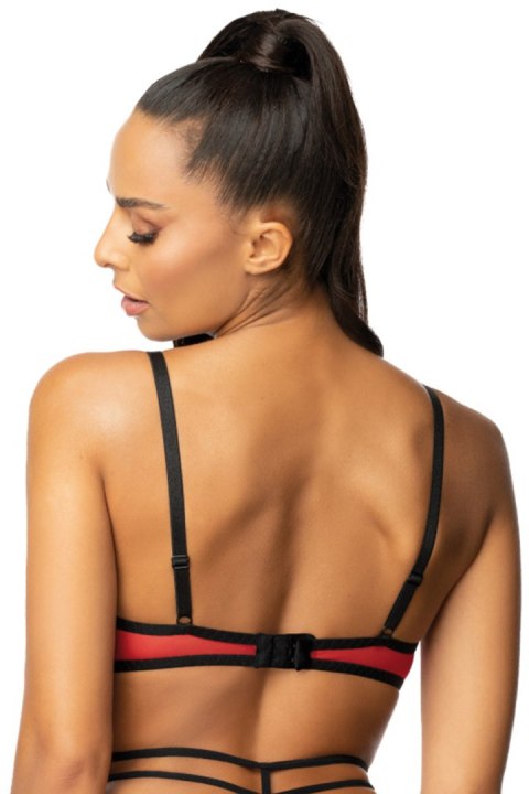 Biustonosz push up Biustonosz Push-up Model 3636/11 Loren Red/Black - Mat