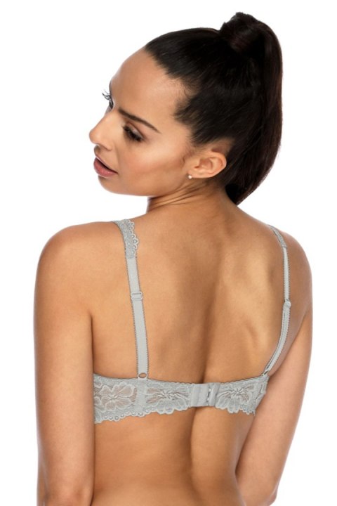 Biustonosz push up Biustonosz Usztywniany Model 053/22 Carmela Light Grey - Mat