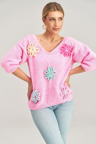 Sweter Damski Model M994 Pink - Figl