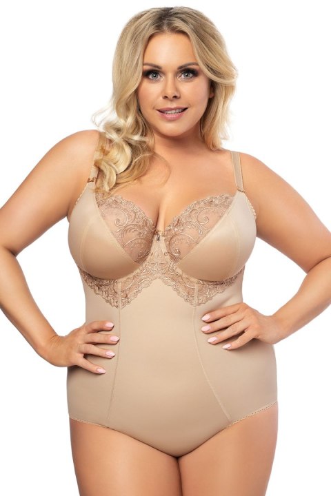 Gorsety, body, pasy Body Model K356 Gala Beige - Gorsenia Lingerie