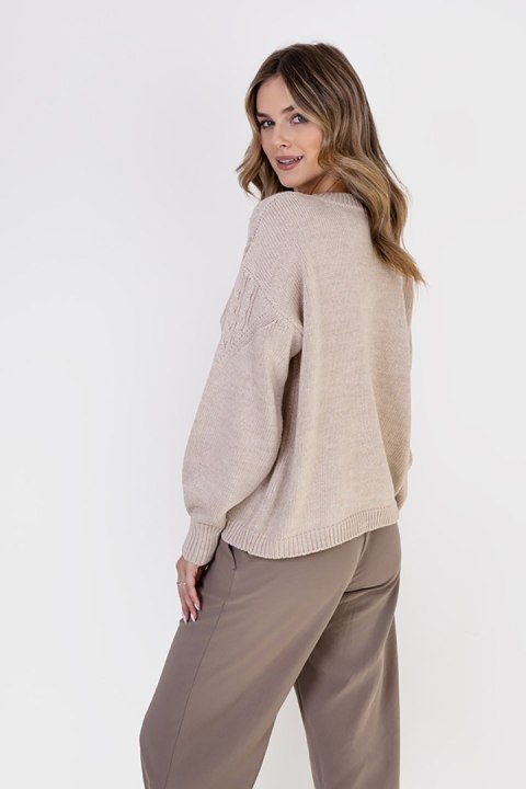 Sweter Damski Model SWE322 Beige - MKM