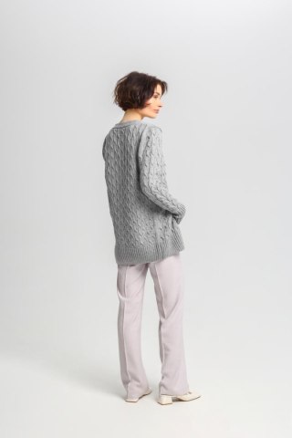 Sweter Damski Model SWE333 Grey - MKM