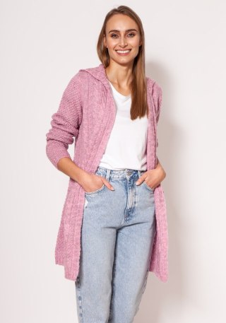 Sweter Kardigan Model PA019 Pink - MKM