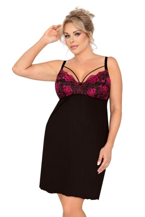 Koszulka nocna Koszulka Model Candy Plus Black - Donna