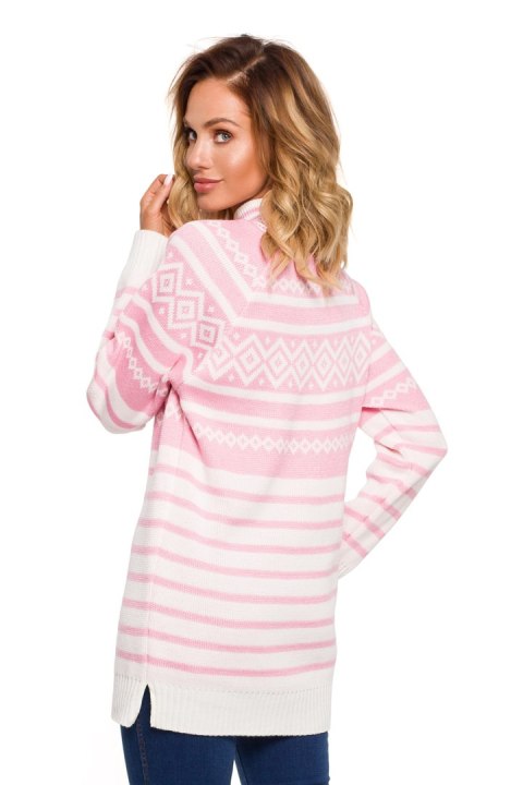 Sweter Damski Model MXS08 Pink - Moe