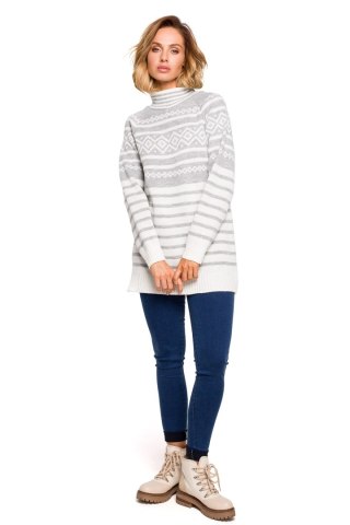 Sweter Damski Model MXS08 Popiel - Moe