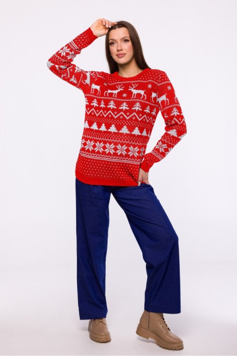 Sweter Damski Model MXS09 Red - Moe