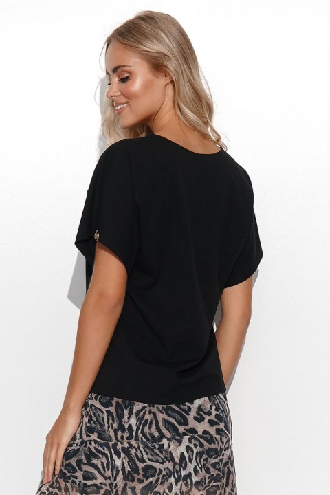 Bluzka Model M776 Black - Makadamia