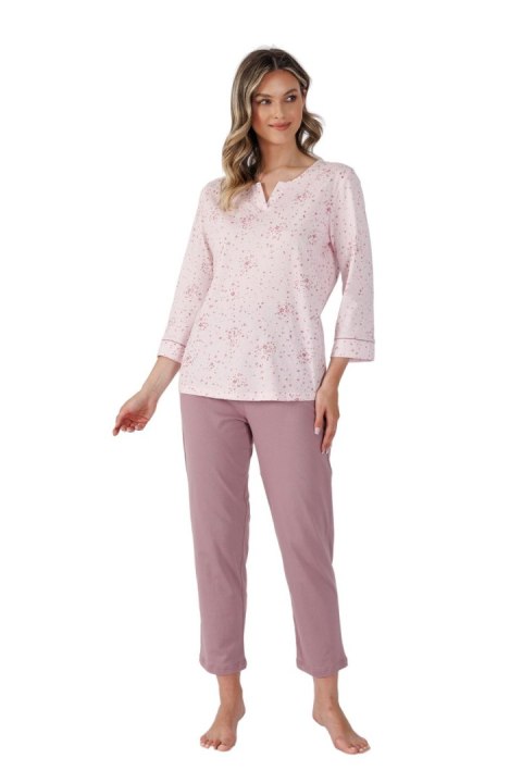 Piżama Damska Model Timea 1499 Powder Pink - M-Max Piżama Damska Model Timea 1499 Powder Pink - M-Max