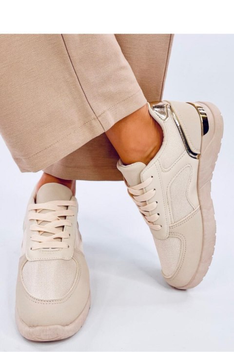 Sneakersy damskie leciutkie DOLEH BEIGE - Inello