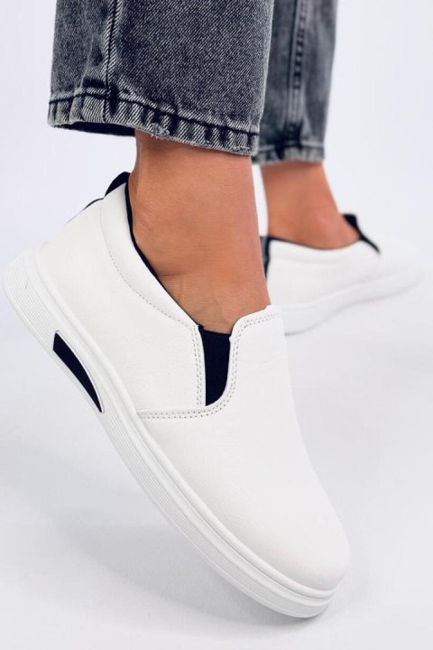 Trampki slip-on ALLIOT WHITE - Inello