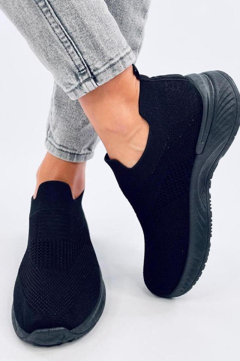 Buty sportowe skarpetkowe SUARE ALLBLACK - Inello