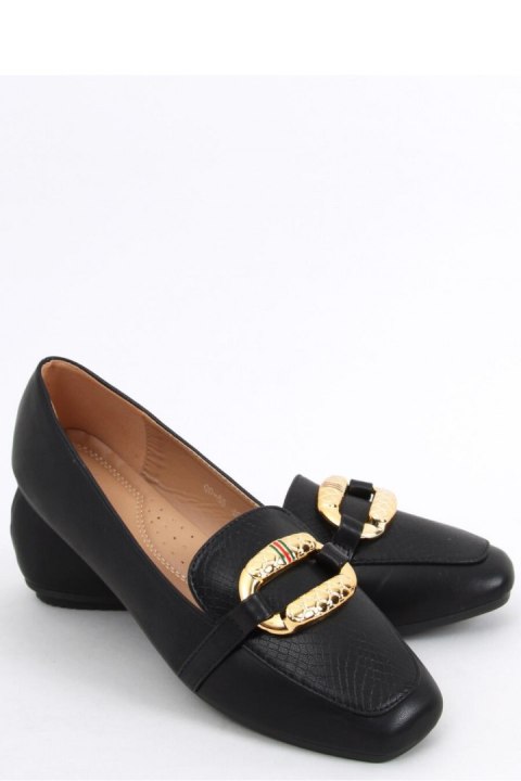 Mokasyny damskie SAJMON BLACK - Inello Mokasyny damskie SAJMON BLACK - Inello