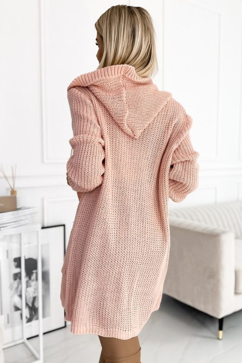 Sweter Kardigan Model 488-2 Pink - Numoco