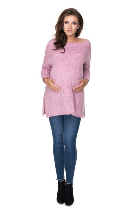 Sweter Ciążowy Model 30075 Lila - PeeKaBoo