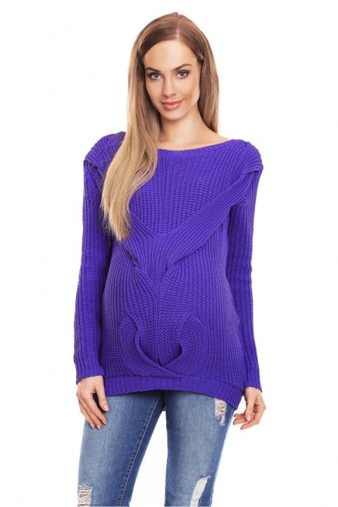 Sweter Ciążowy Model 40029 Violet - PeeKaBoo