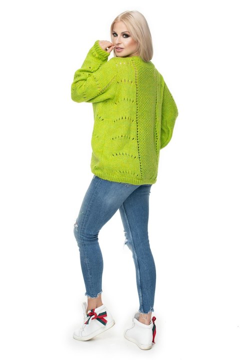 Sweter Damski Model 30059 Limonka - PeeKaBoo