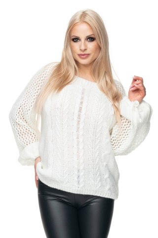 Sweter Damski Model 30061 Cream - PeeKaBoo