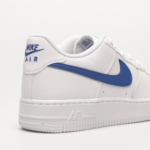 Buty NIKE Air Force 1 - Białe - White Hyper Royal