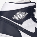 Buty NIKE Jordan 1 MID - Granatowe - White Metallic Gold Obsidian