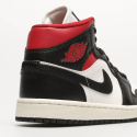 Buty NIKE Jordan 1 MID - Czarno-białe - Gym Red Panda